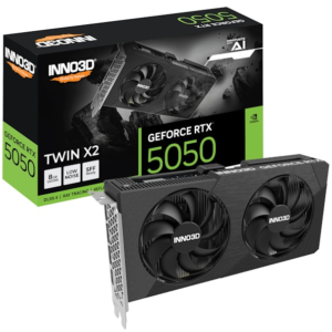 Inno3D GeForce RTX 5050 Twin X2 8GB GDDR6 PCI-Express Graphics Card