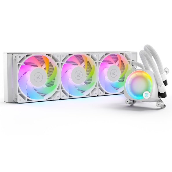 EK Water Blocks EK-Nucleus CR360 Lux D-RGB All In One CPU Cooler - White