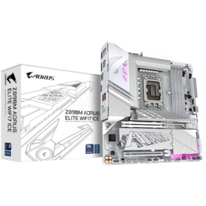 Gigabyte Z890M AORUS ELITE WIFI7 ICE (LGA1851) DDR5 Micro ATX Motherboard