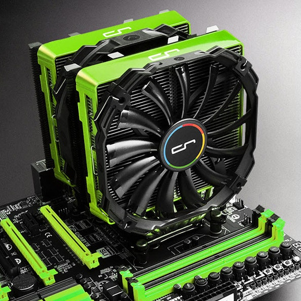 Cryorig CUSTOMOD Cover For R1 Coolers - Green - Image 2