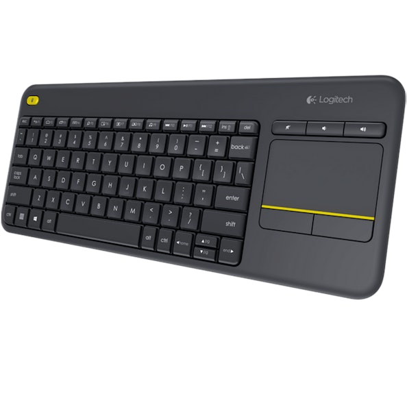 Logitech Wireless Touch Keyboard K400 Plus - Black UK Layout (920-007143) - Image 2