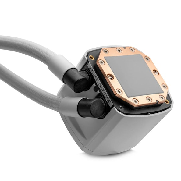 EK Water Blocks EK-Nucleus CR360 Lux D-RGB All In One CPU Cooler - White - Image 3