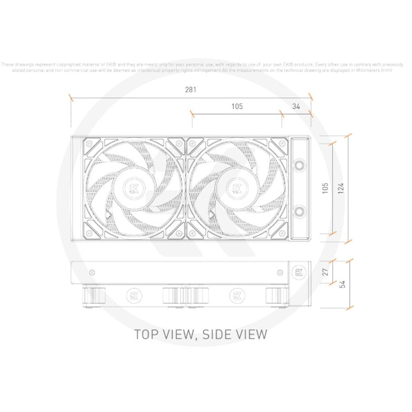 EK Water Blocks EK-Nucleus CR240 Lux D-RGB All In One CPU Cooler - White - Image 9