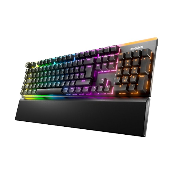 be quiet! Light Mount Silent Linear Modular Mechanical PC Gaming Keyboard - UK Layout