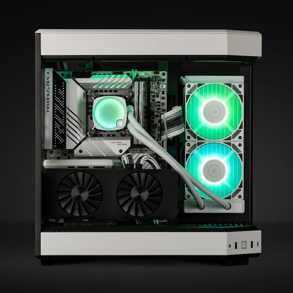 EK Water Blocks EK-Nucleus CR240 Lux D-RGB All In One CPU Cooler - White - Image 10