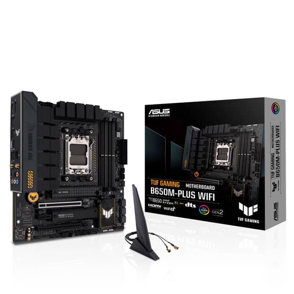 Asus TUF Gaming B650M-Plus WIFI (Socket AM5) DDR5 Micro ATX Motherboard