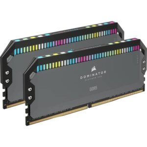 Corsair Dominator Platinum RGB EXPO 32GB (2X16GB) DDR5 PC5-44800C36 5600MHz Dual Channel Kit - Black