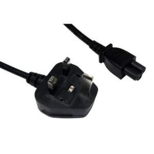OcUK Value UK Mains to C5 Mains Lead (Clover Leaf)