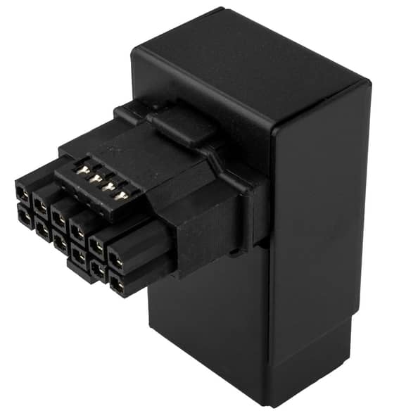 Kolink Core Pro 12V-2x6 16-Pin 90 Degree Adapter - Type 1 - Black