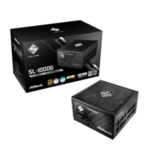 ASRock Steel Legend 1000W ATX 3.1 PCIe 5.1 80 Plus Gold Modular Power Supply