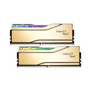 Royal RGB XMP 48GB (2x24GB) DDR5 PC5-62000C40 8400MHz Dual Channel Kit - Gold