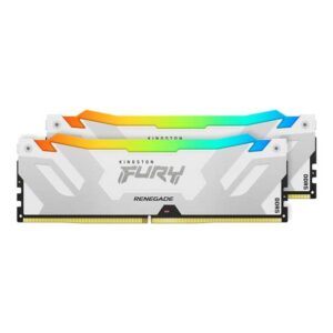 Kingston FURY Renegade RGB 32GB (2x16GB) DDR5 PC5-44800C38 7600MHz Dual Channel Kit - White