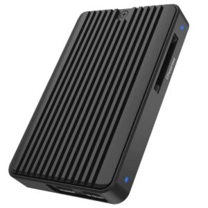 IcyBox M.2 NVMe/SATA SSD enclosure with CFexpress card reader