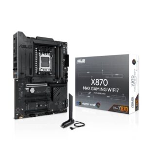 Asus X870 Max Gaming WIFI7 (Socket AM5) DDR5 ATX Motherboard