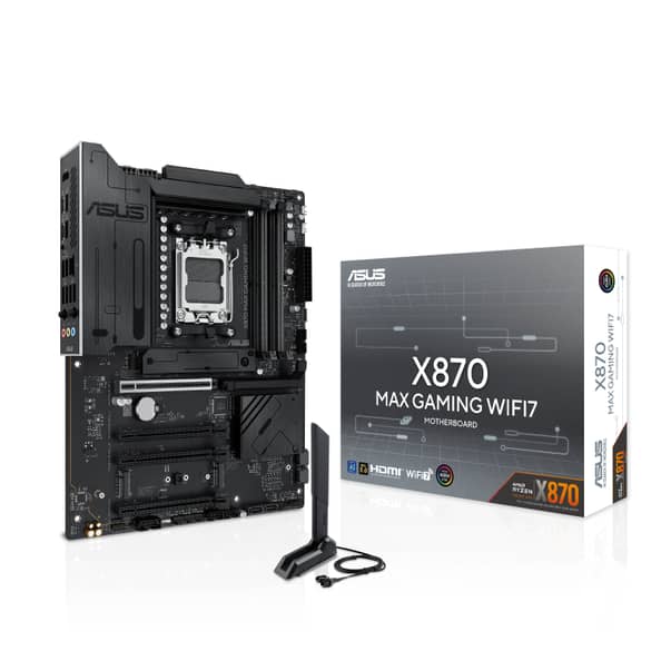 Asus X870 Max Gaming WIFI7 (Socket AM5) DDR5 ATX Motherboard