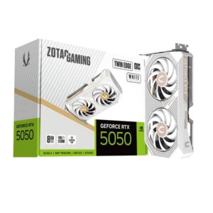 Zotac GeForce RTX 5050 Twin Edge OC White 8GB GDDR6 PCI-Express Graphics Card