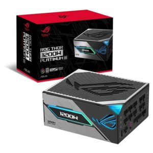 Asus ROG Thor 1200W ATX 3.1 PCIe 5.0 80 Plus Platinum Modular Power Supply