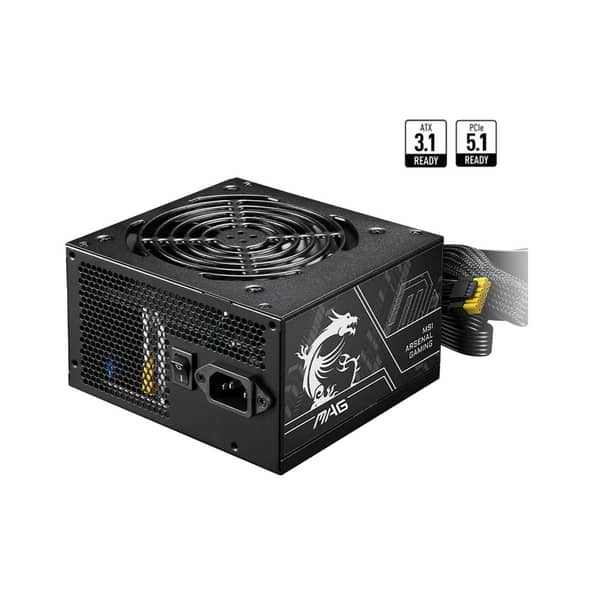 MSI MAG A750BN PCIE5 II 750W ATX 3.1 PCIe 5.1 80 Plus Bronze Power Supply - Image 2