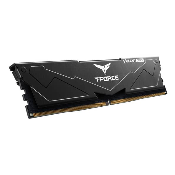 TeamGroup Vulcan 32GB (2X16GB) DDR5 PC5-51200C40 6400MHz Dual Channel Kit - Black - Image 2