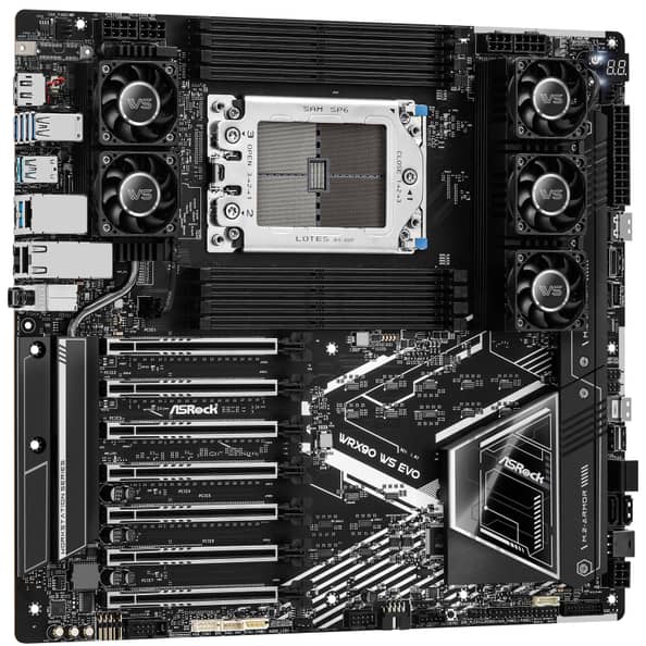 Asrock WRX90 WS EVO (sTR5) EEB Motherboard - Image 2