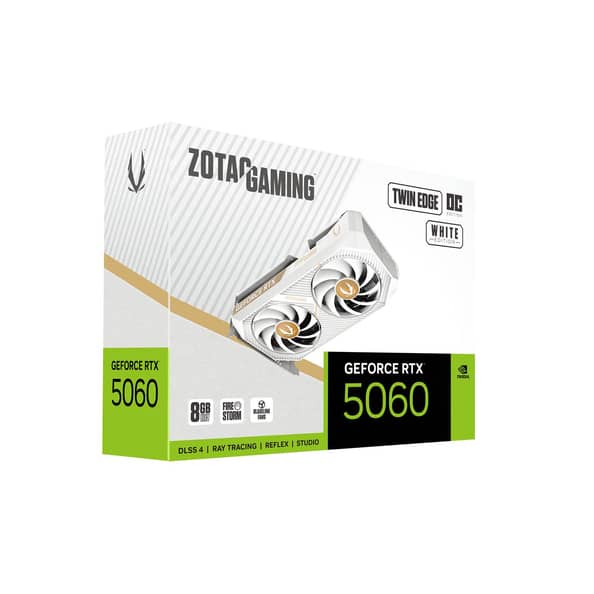 Zotac GeForce RTX 5060 Twin Edge OC White Edition 8GB GDDR7 PCI-Express Graphics Card - Image 2