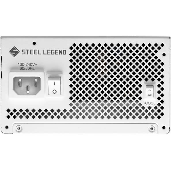 Asrock Steel Legend SL-1000G 80 Plus Gold 1000W Modular Power Supply - White - Image 3