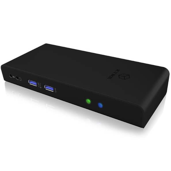 IcyBox 11 in 1 USB 3.0 Type-A + Type-C® Dock with two HDMI® interfaces - Image 3