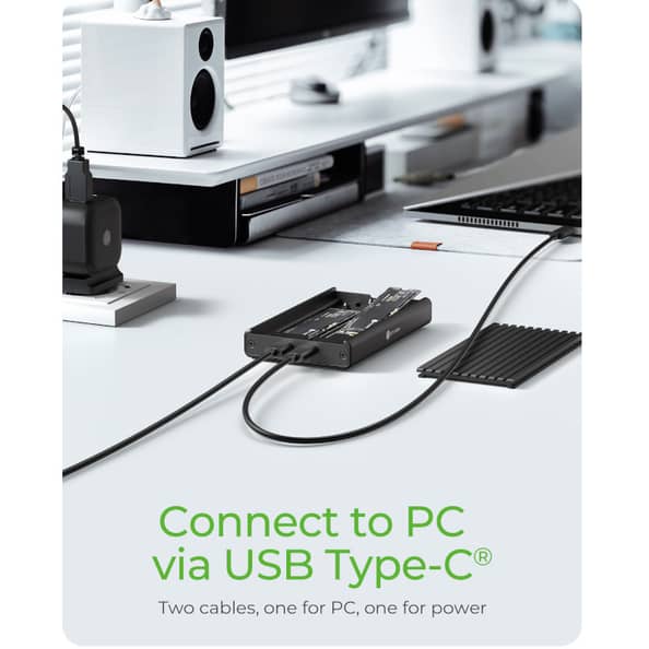 IcyBox 2 bay enclosure for M.2 NVMe - Image 3