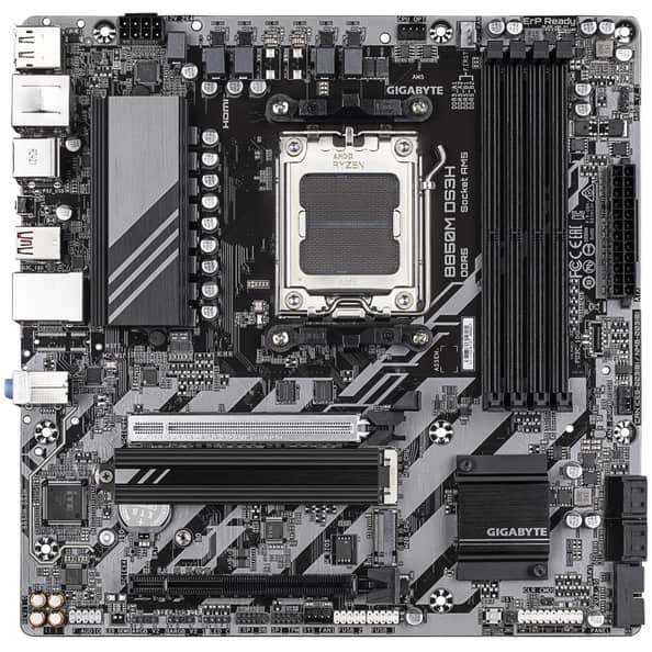 Gigabyte B850M DS3H (Socket AM5) DDR5 Micro ATX Motherboard - Image 3