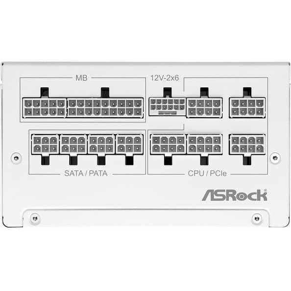Asrock Steel Legend SL-1000G 80 Plus Gold 1000W Modular Power Supply - White - Image 4