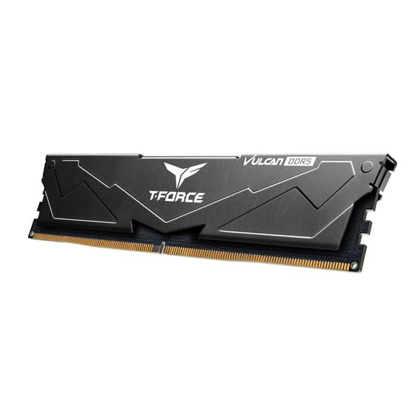 TeamGroup Vulcan 32GB (2X16GB) DDR5 PC5-51200C40 6400MHz Dual Channel Kit - Black - Image 4
