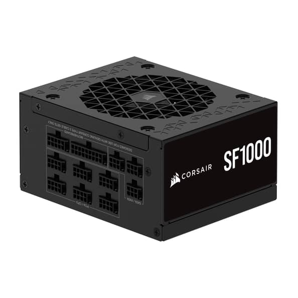 Corsair SF Series SF1000 1000W ATX 3.1 PCIe 5.1 80 Plus Platinum Modular SFX Power Supply - Image 7