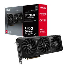 ASUS Radeon RX 9070 XT Prime OC 16GB GDDR6 Graphics Card